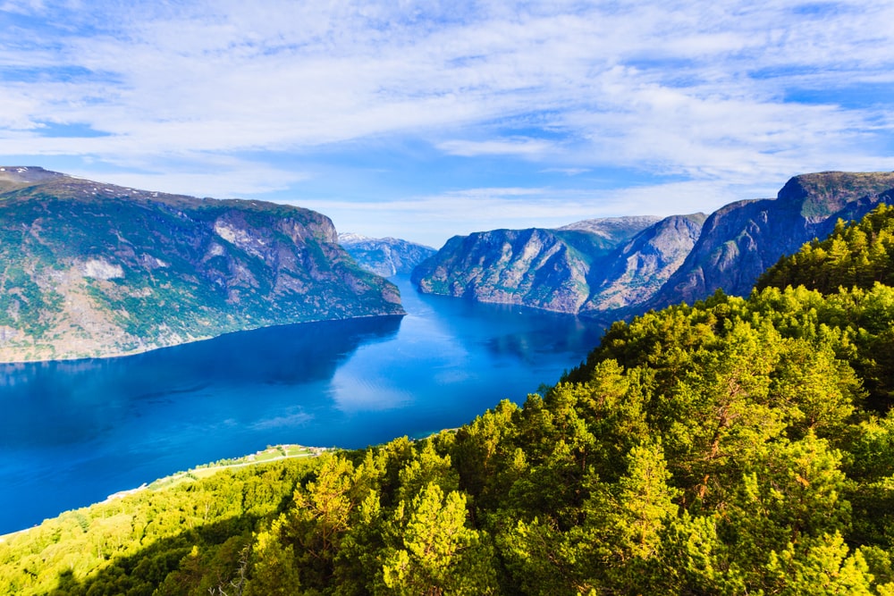 Aurlandsfjord Noorwegen