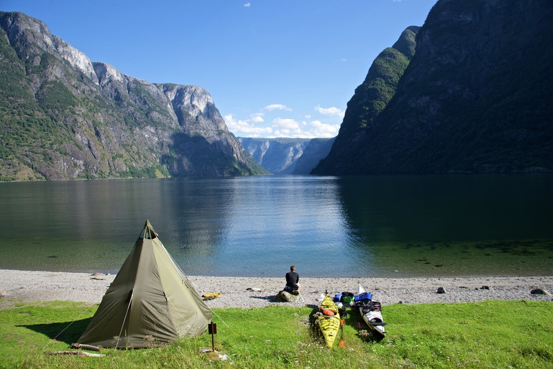 Fjord in Noorwegen